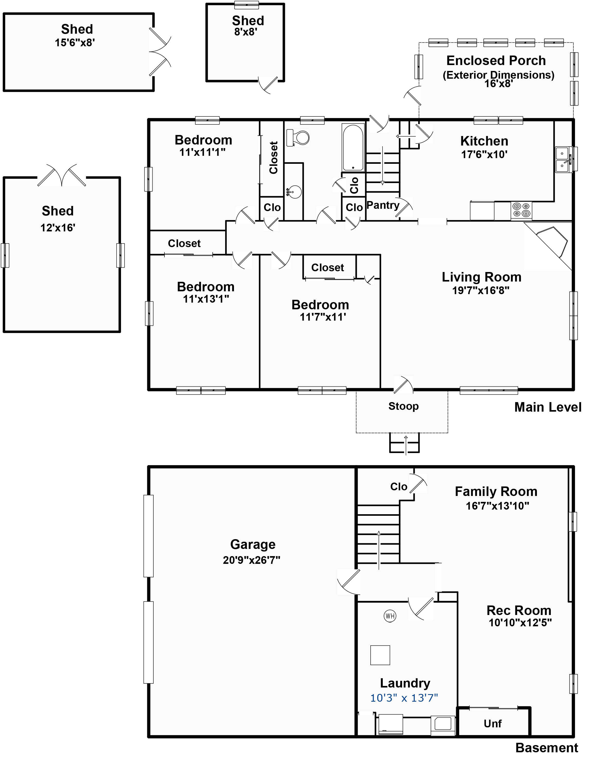 3305 Welles Street, Decatur, IL Floorplan